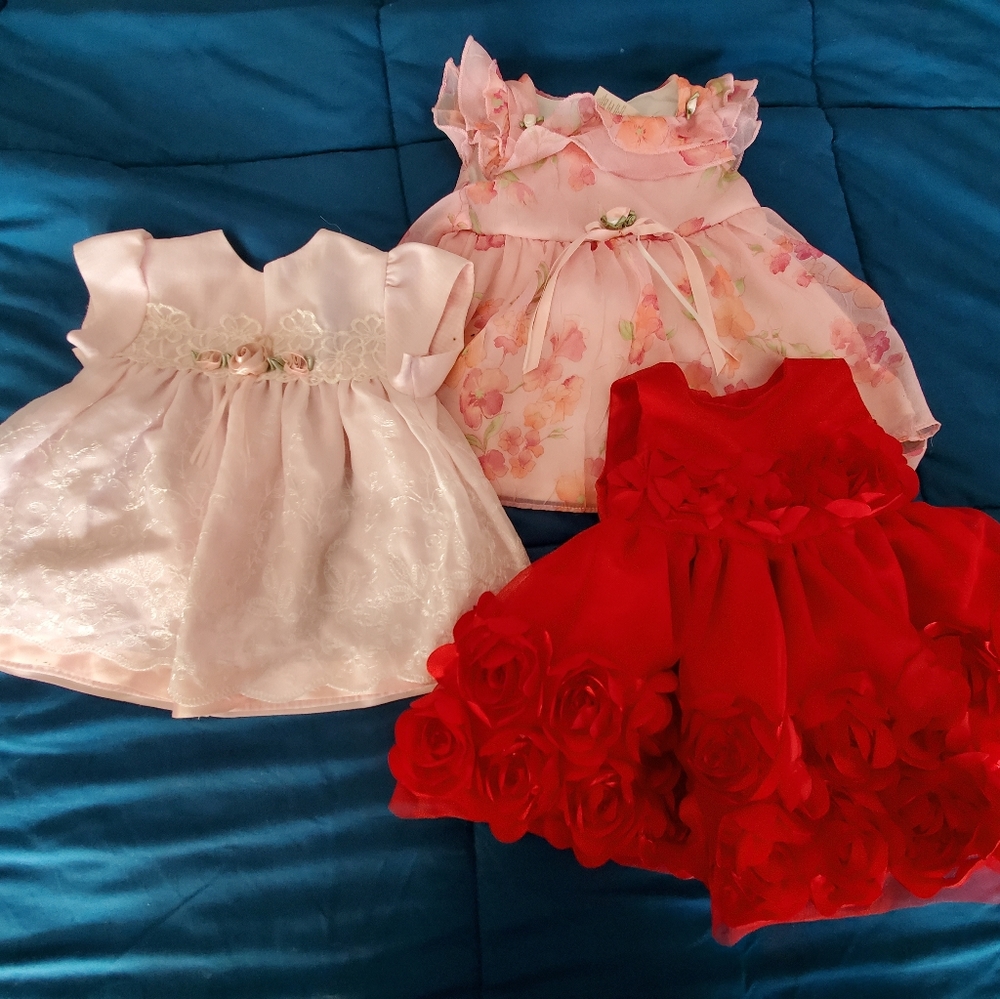 0-3 month baby girl dresses